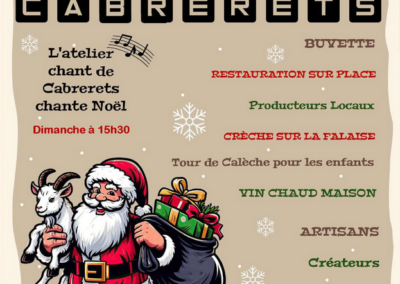 23 & 24 NOVEMBRE – MARCHE de NOËL – CABRERETS